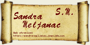 Sandra Meljanac vizit kartica